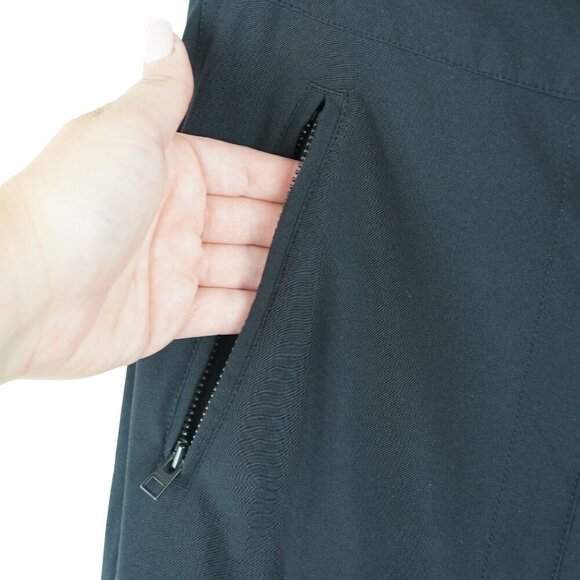 Athleta‎ Active Black Cargo Pants With Zipper Pockets & Elastic Waist - Size 8P - Picture 6 of 9